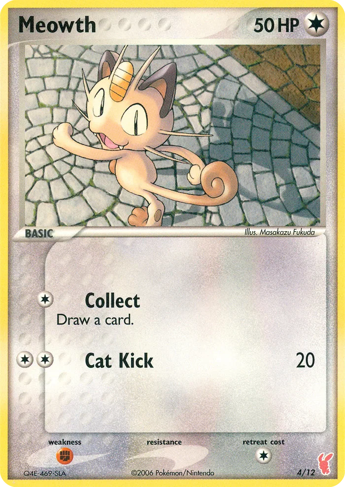Meowth, EX trainer Kit 2 (Plusle)