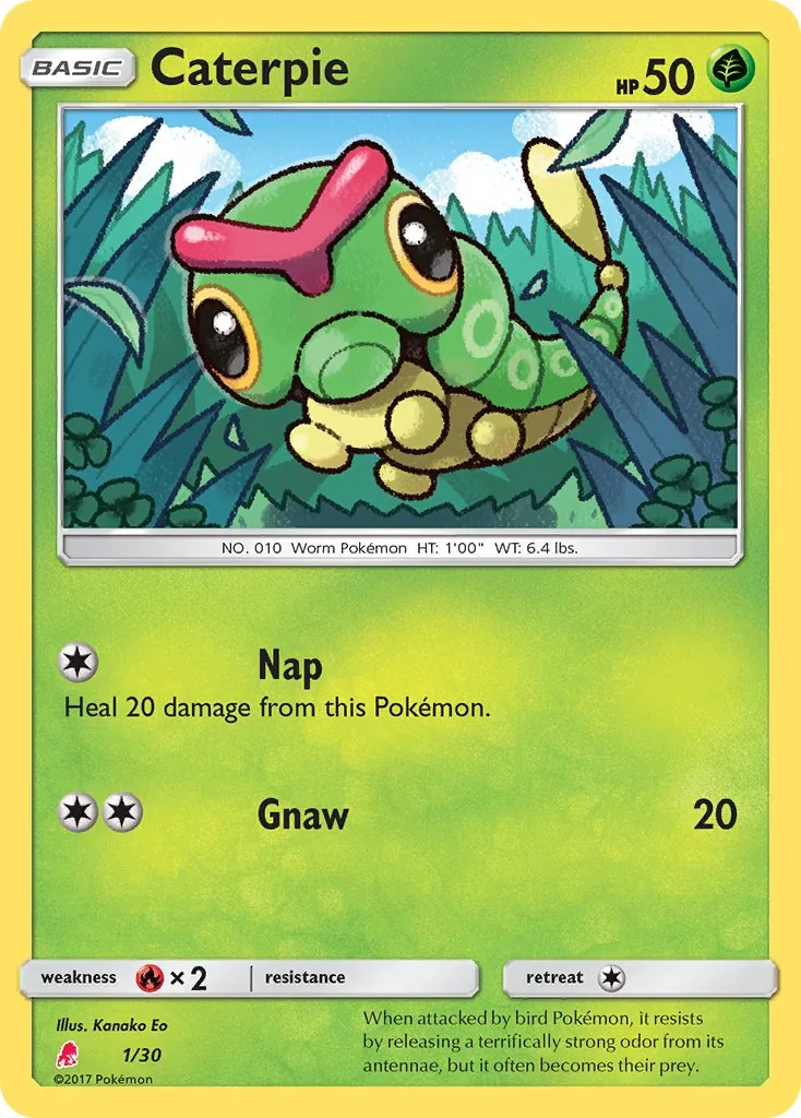 Caterpie, SM trainer Kit (Lycanroc)