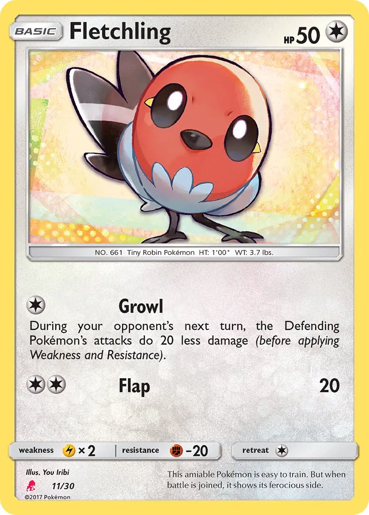 Fletchling, SM trainer Kit (Lycanroc)