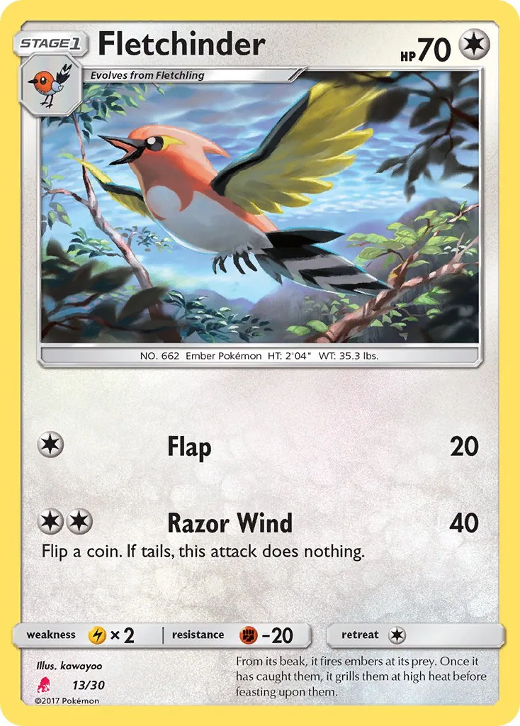Fletchinder, SM trainer Kit (Lycanroc)