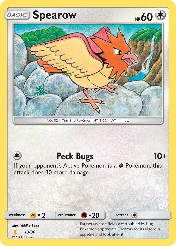 Spearow, SM trainer Kit (Alolan Raichu)