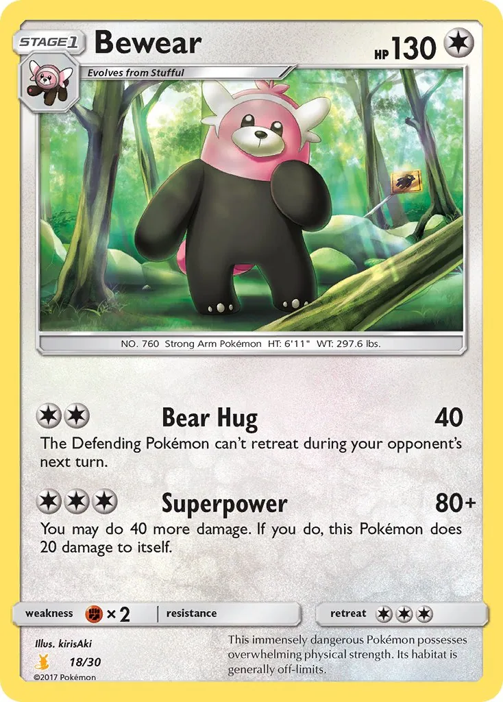 Bewear, SM trainer Kit (Alolan Raichu)