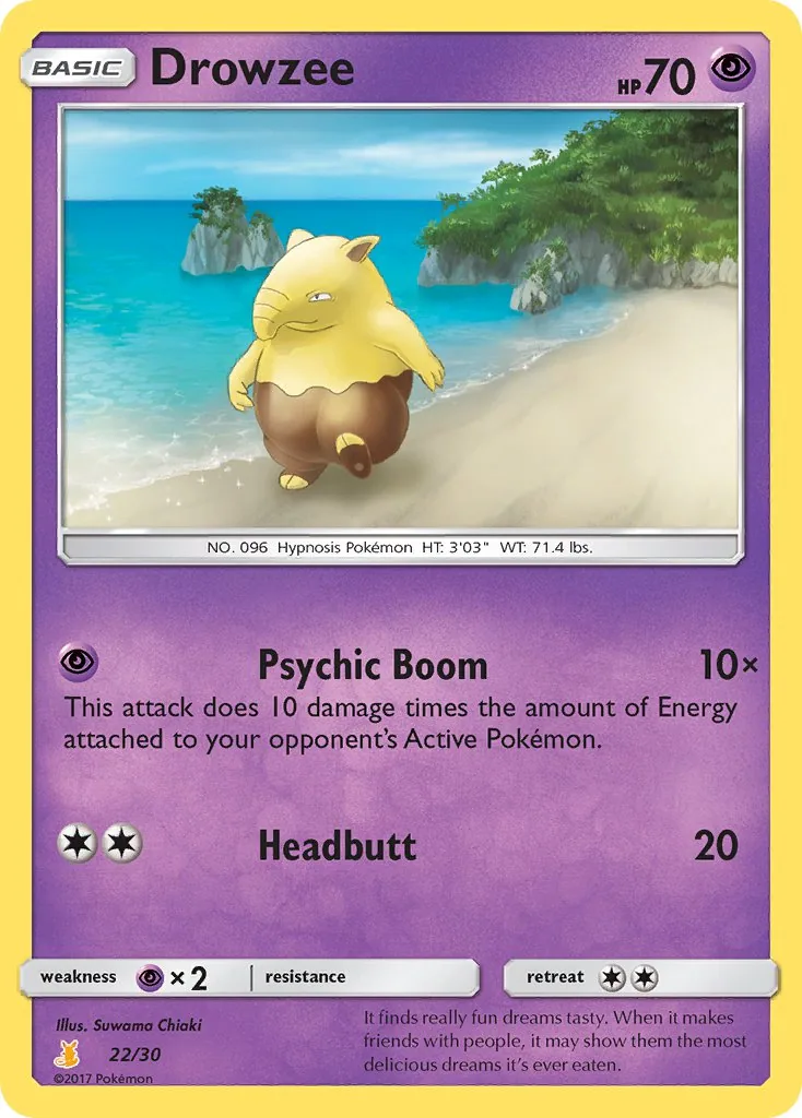 Drowzee, SM trainer Kit (Alolan Raichu)