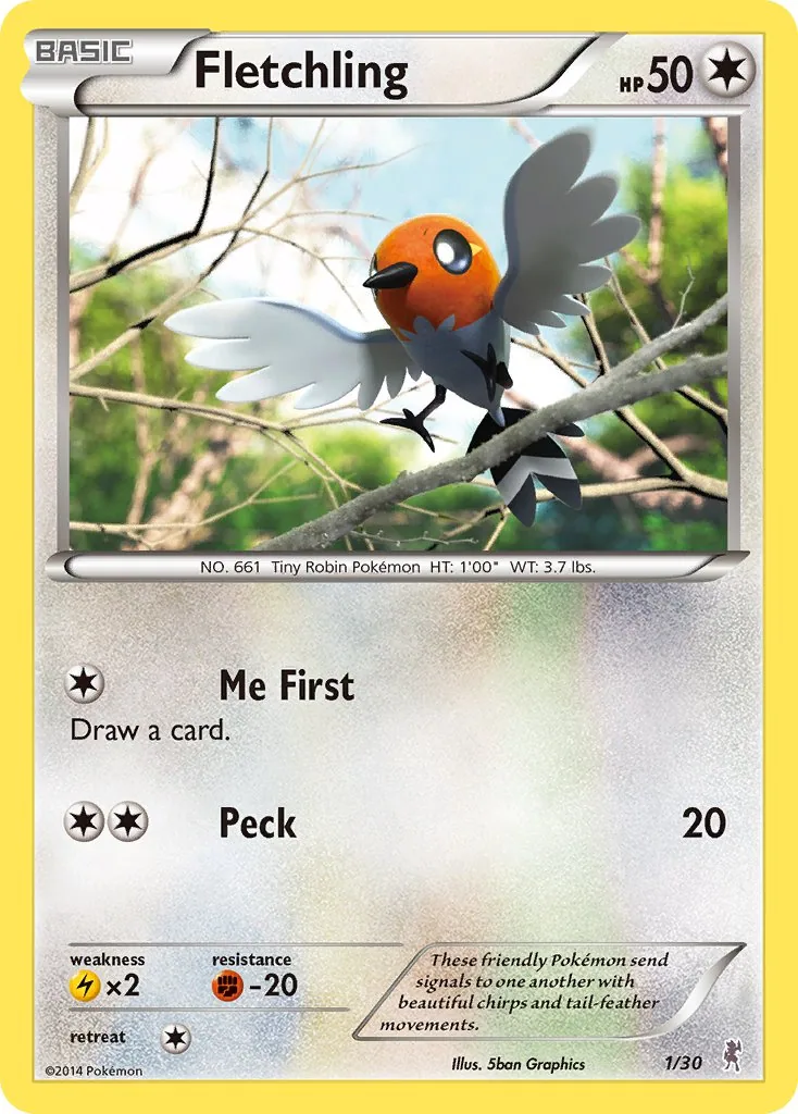 Fletchling, XY trainer Kit (Bisharp)
