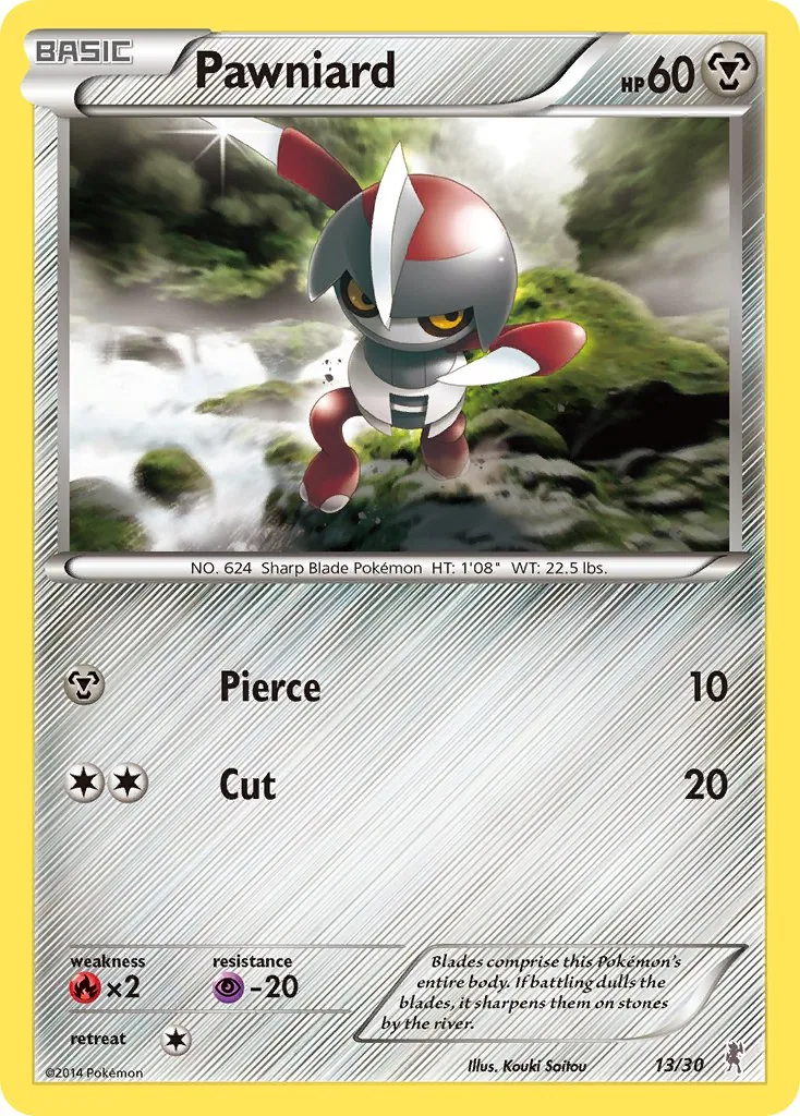 Pawniard, XY trainer Kit (Bisharp)