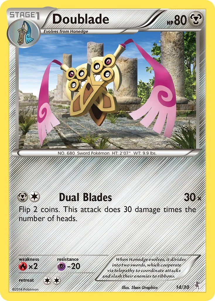 Doublade, XY trainer Kit (Bisharp)