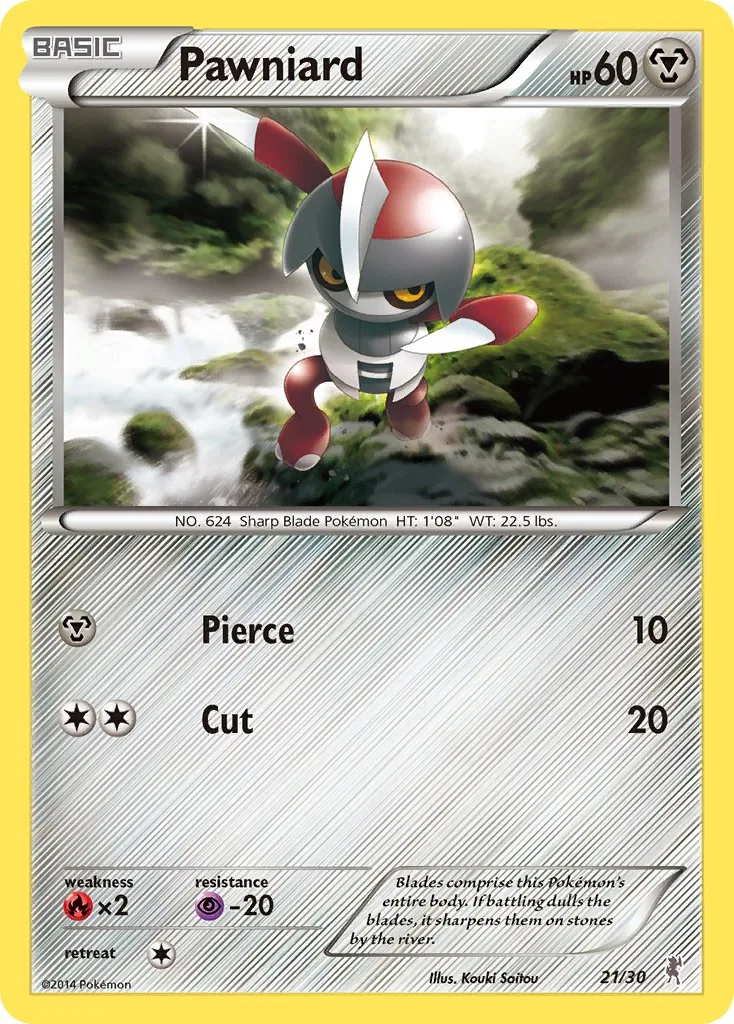 Pawniard, XY trainer Kit (Bisharp)