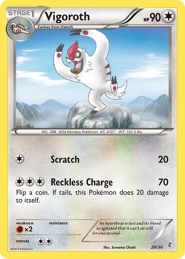Vigoroth, XY trainer Kit (Bisharp)