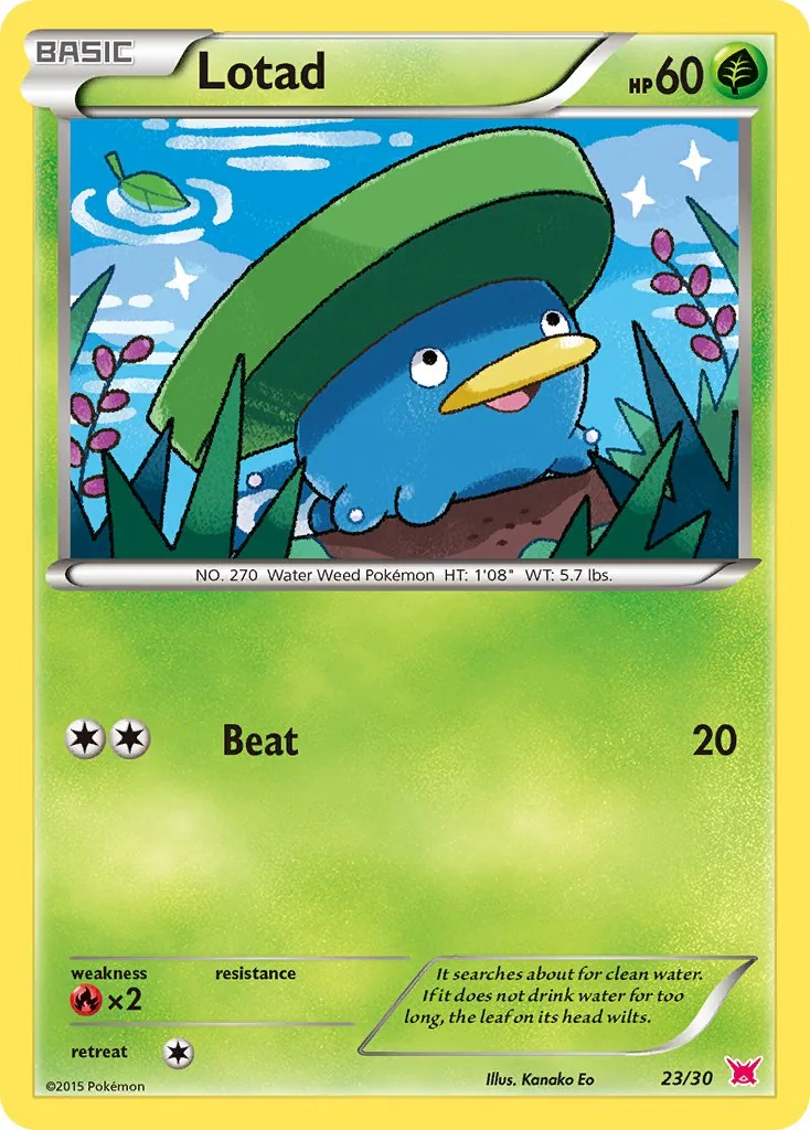 Lotad, XY trainer Kit (Latias)