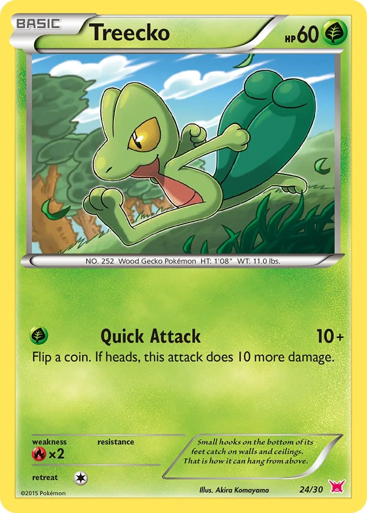 Treecko, XY trainer Kit (Latias)