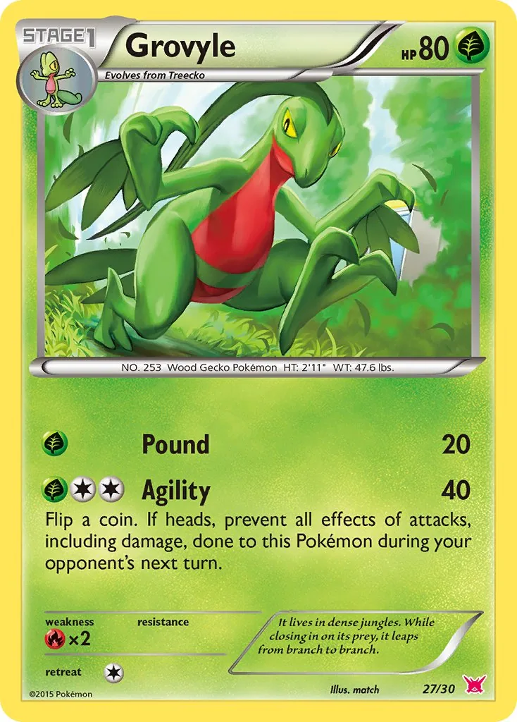 Grovyle, XY trainer Kit (Latias)