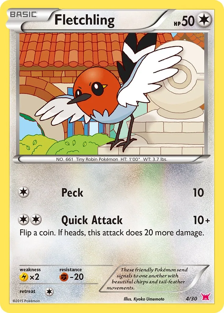 Fletchling, XY trainer Kit (Latias)