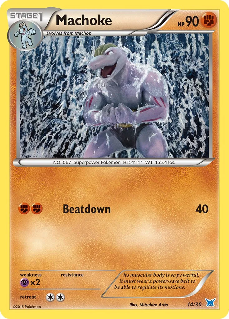 Machoke, XY trainer Kit (Latios)