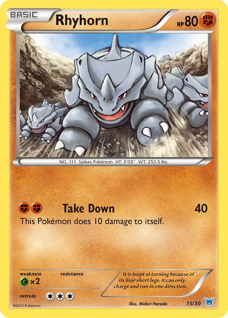 Rhyhorn, XY trainer Kit (Latios)