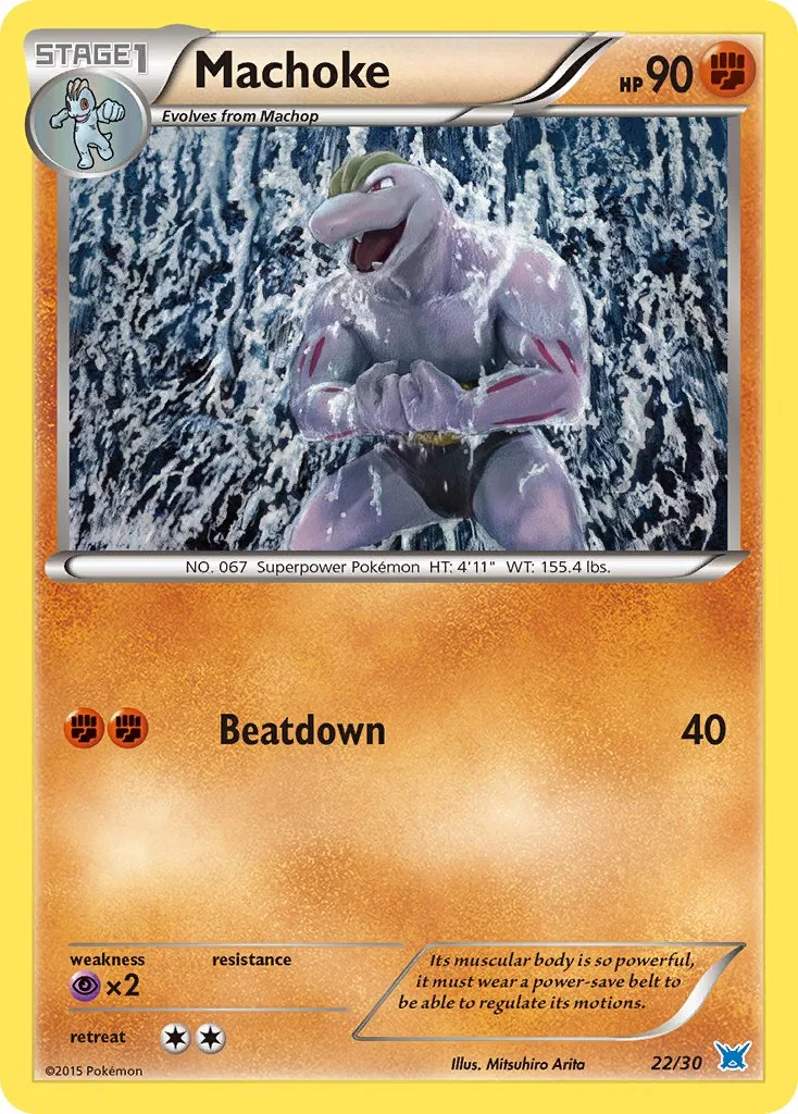 Machoke, XY trainer Kit (Latios)