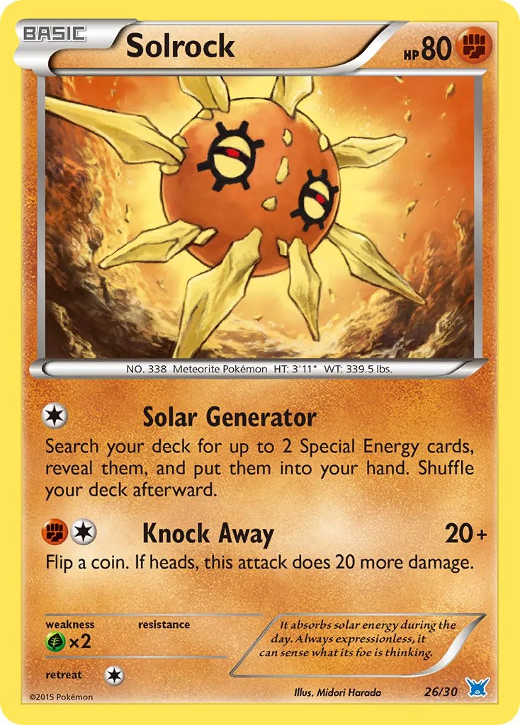 Solrock, XY trainer Kit (Latios)