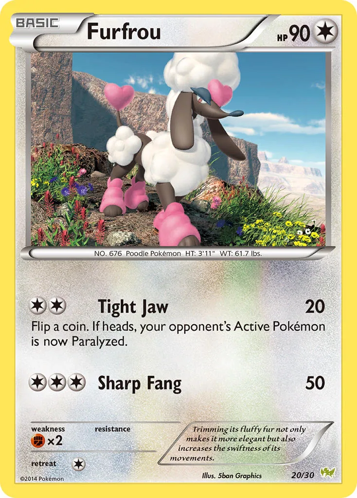 Furfrou, XY trainer Kit (Noivern)