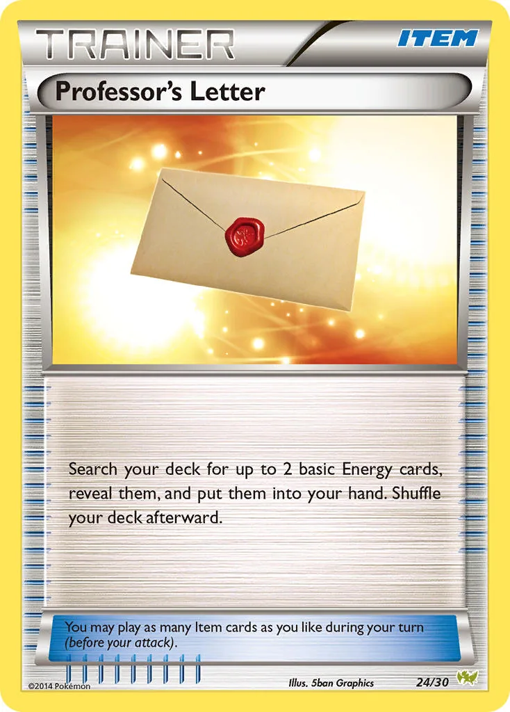 Professor’s Letter, XY trainer Kit (Noivern)