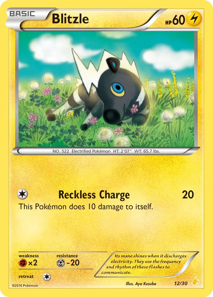 Blitzle, XY trainer Kit (Pikachu Libre)