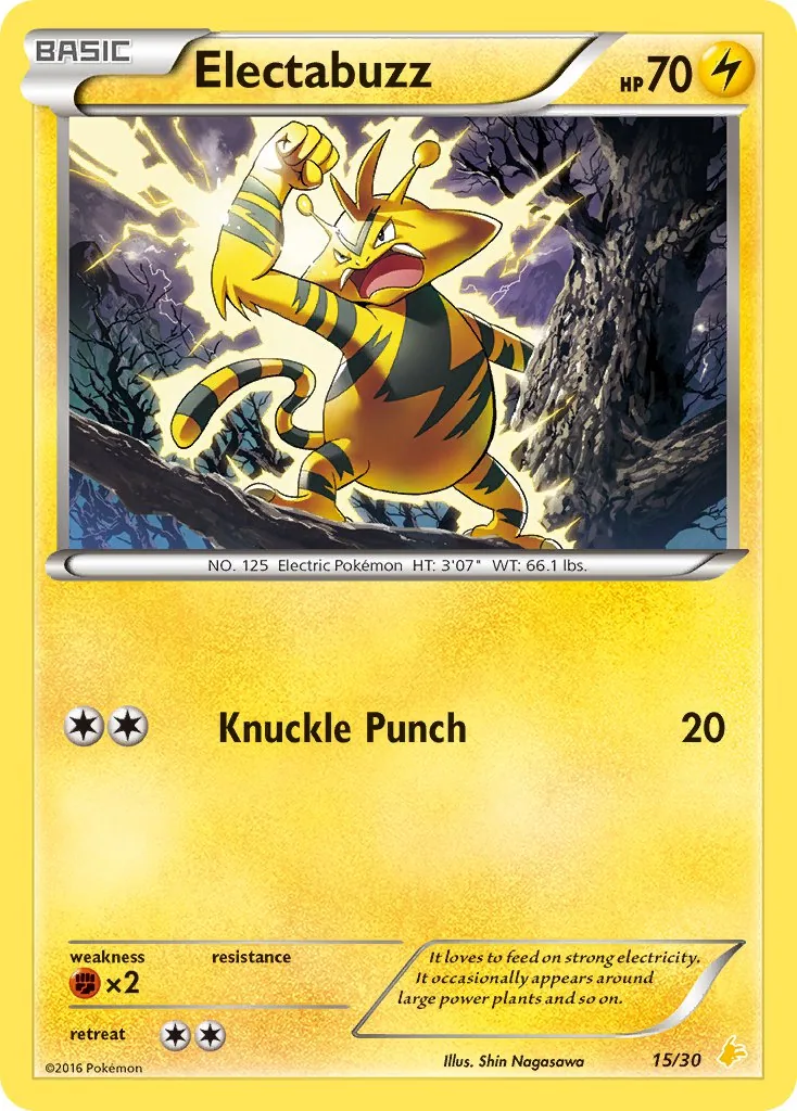 Electabuzz, XY trainer Kit (Pikachu Libre)