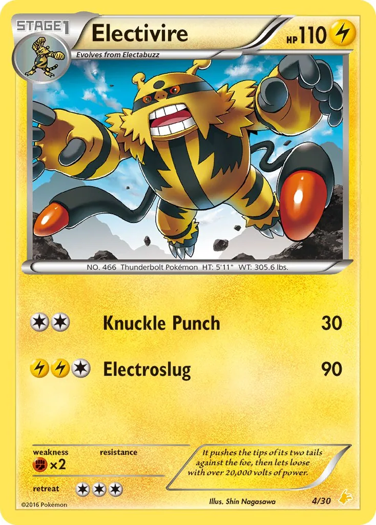 Electivire, XY trainer Kit (Pikachu Libre)