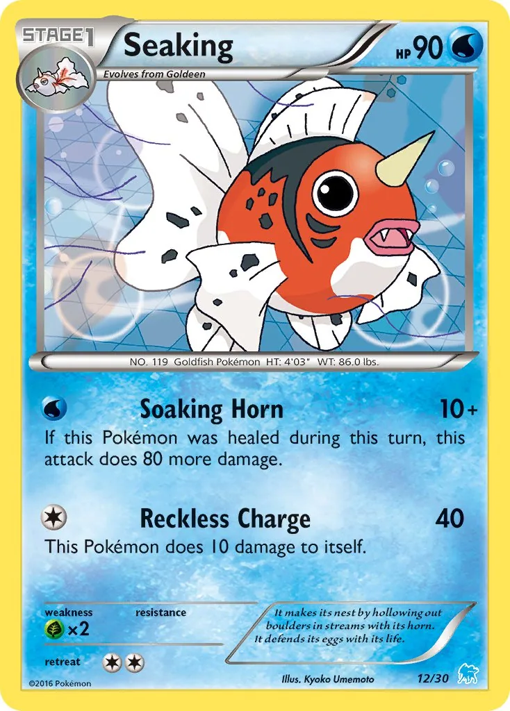 Seaking, XY trainer Kit (Suicune)