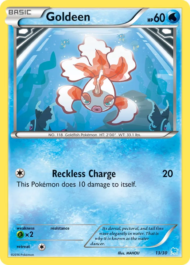 Goldeen, XY trainer Kit (Suicune)