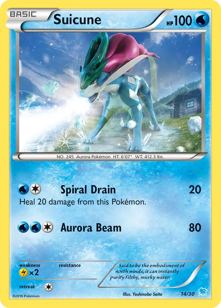 Suicune, XY trainer Kit (Suicune)