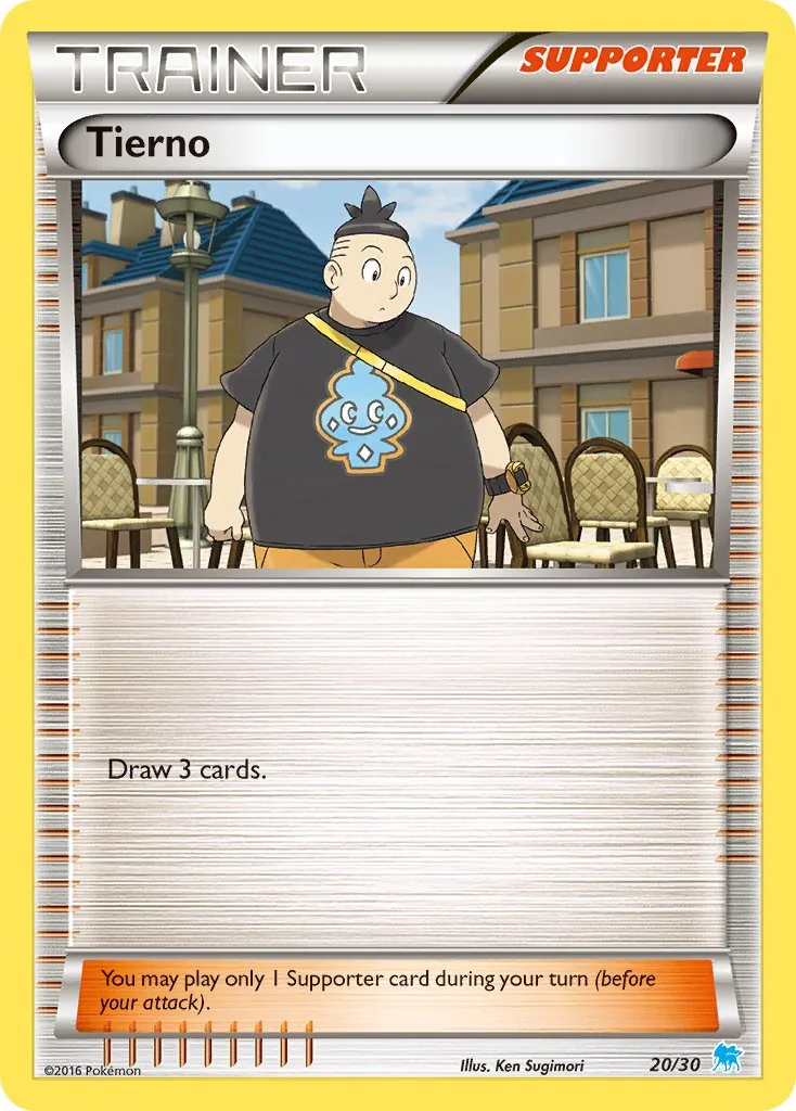 Tierno, XY trainer Kit (Suicune)