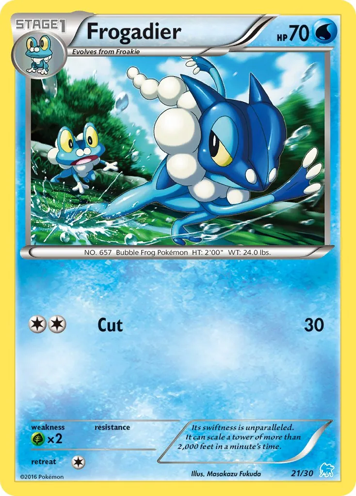 Frogadier, XY trainer Kit (Suicune)
