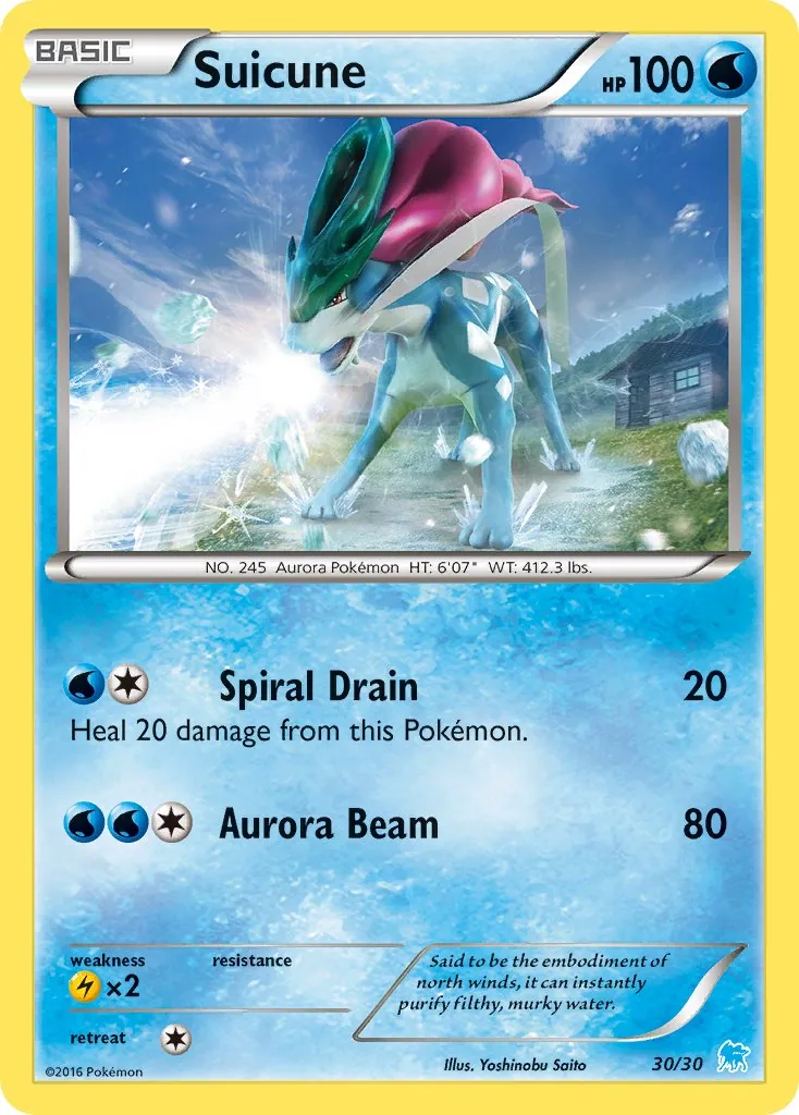 Suicune, XY trainer Kit (Suicune)