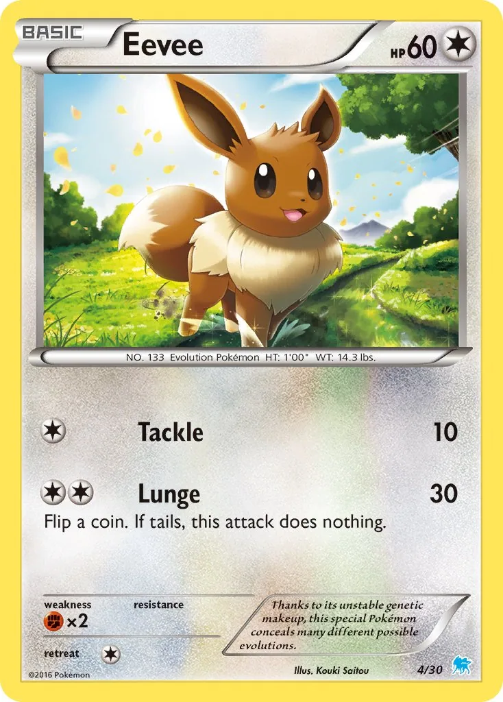 Eevee, XY trainer Kit (Suicune)