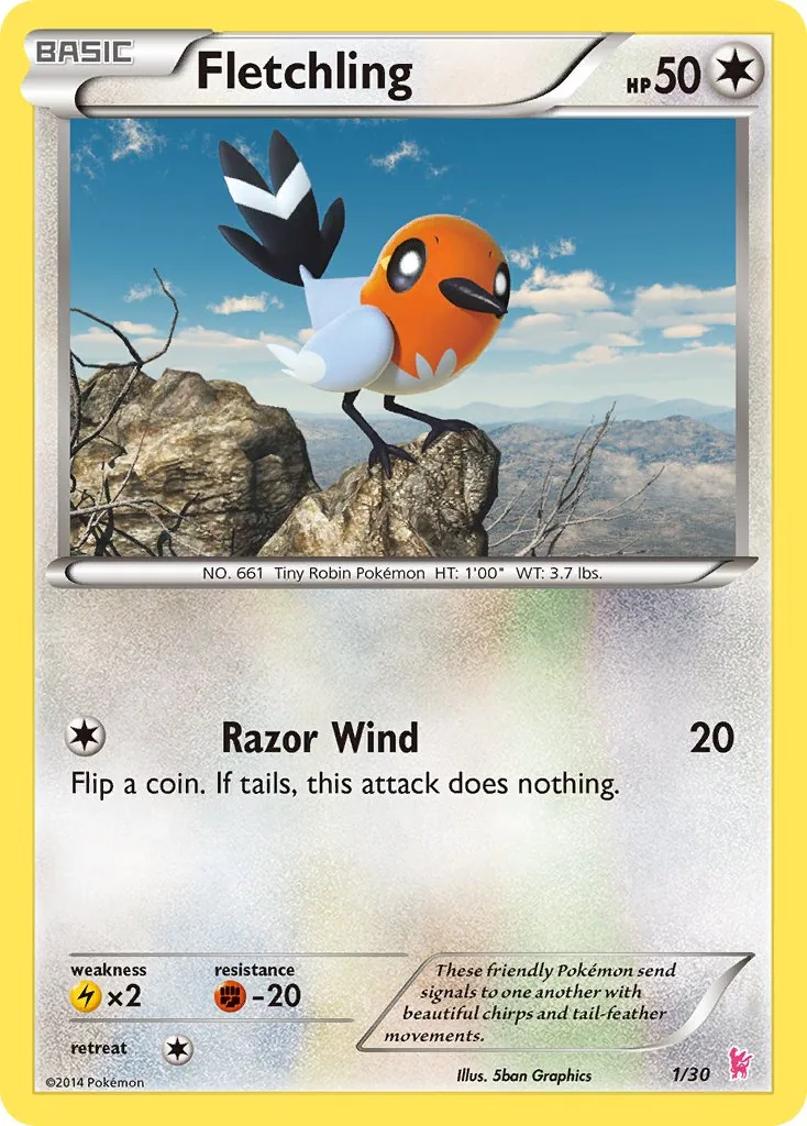 Fletchling, XY trainer Kit (Sylveon)
