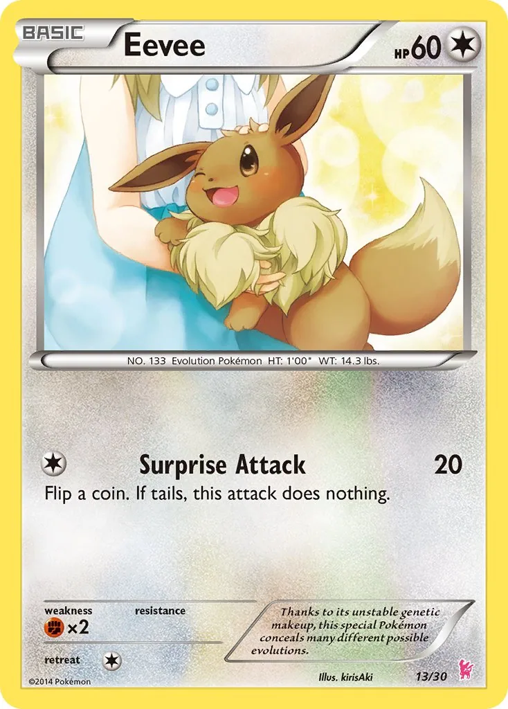 Eevee, XY trainer Kit (Sylveon)