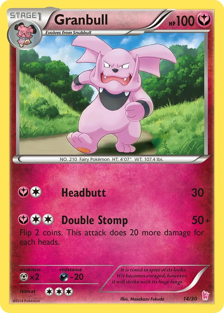 Granbull, XY trainer Kit (Sylveon)
