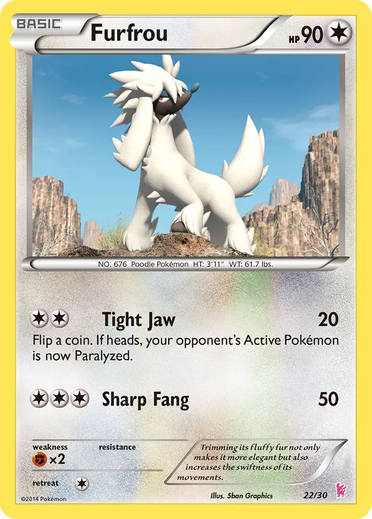 Furfrou, XY trainer Kit (Sylveon)