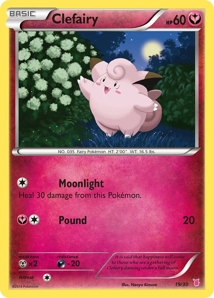 Clefairy, XY trainer Kit (Wigglytuff)