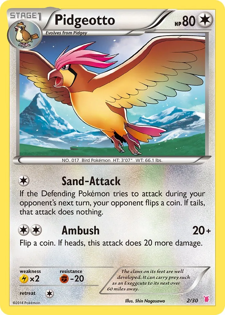Pidgeotto, XY trainer Kit (Wigglytuff)