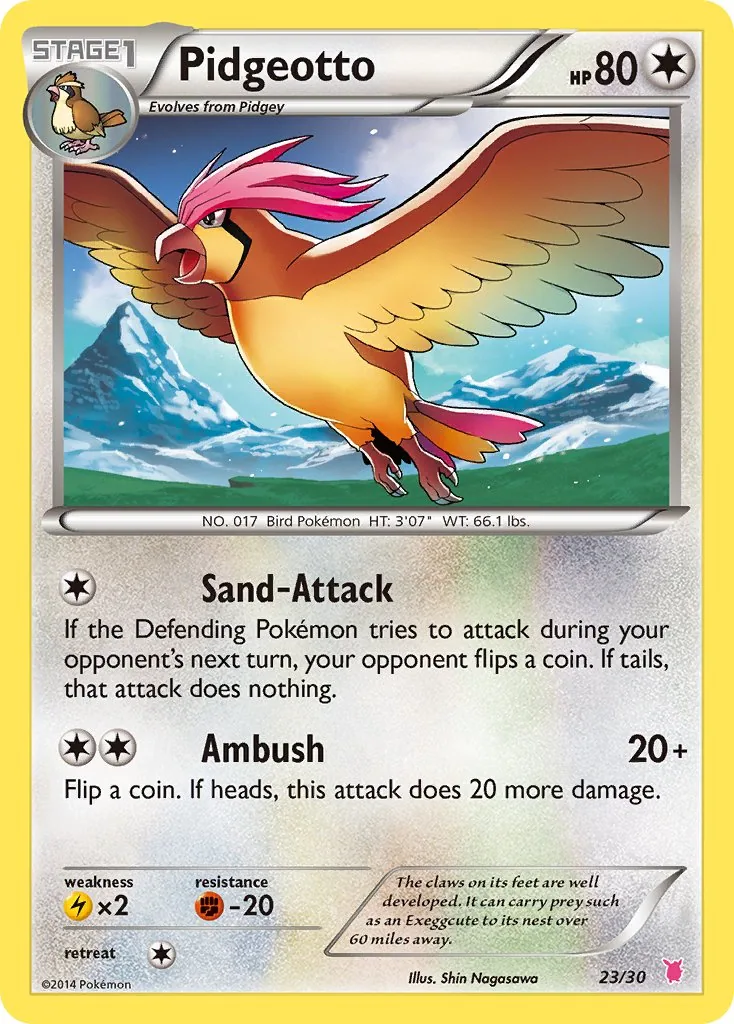 Pidgeotto, XY trainer Kit (Wigglytuff)