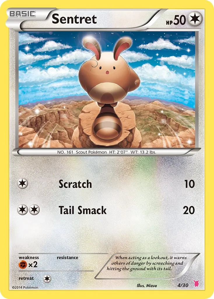 Sentret, XY trainer Kit (Wigglytuff)