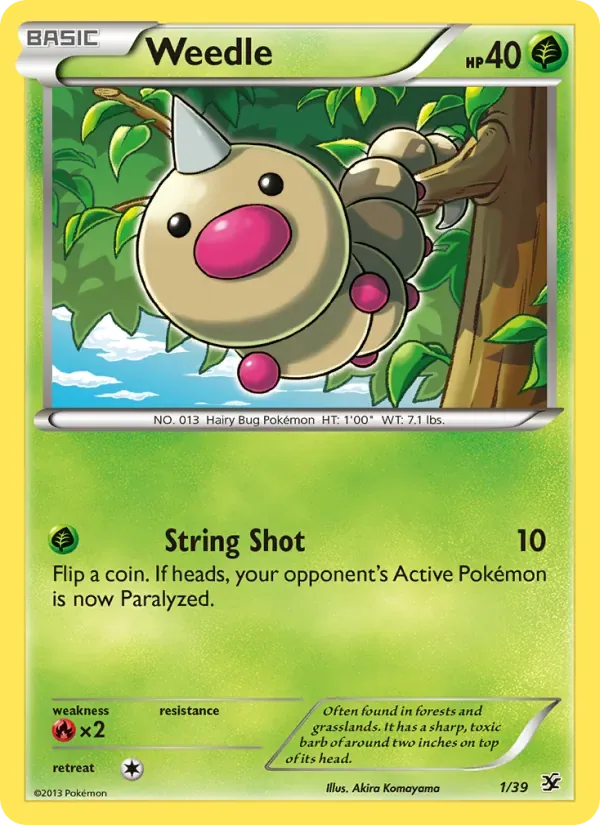 Weedle, Kalos Starter Set