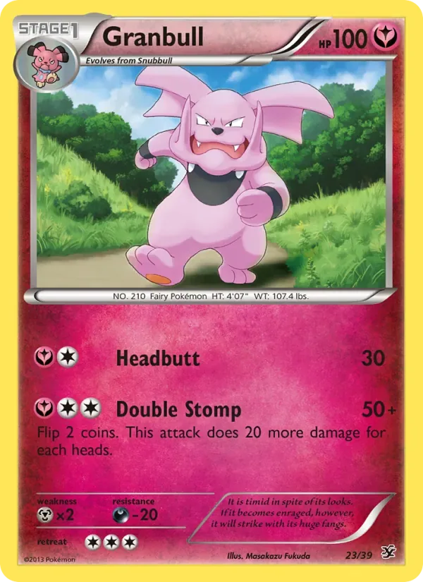 Granbull, Kalos Starter Set