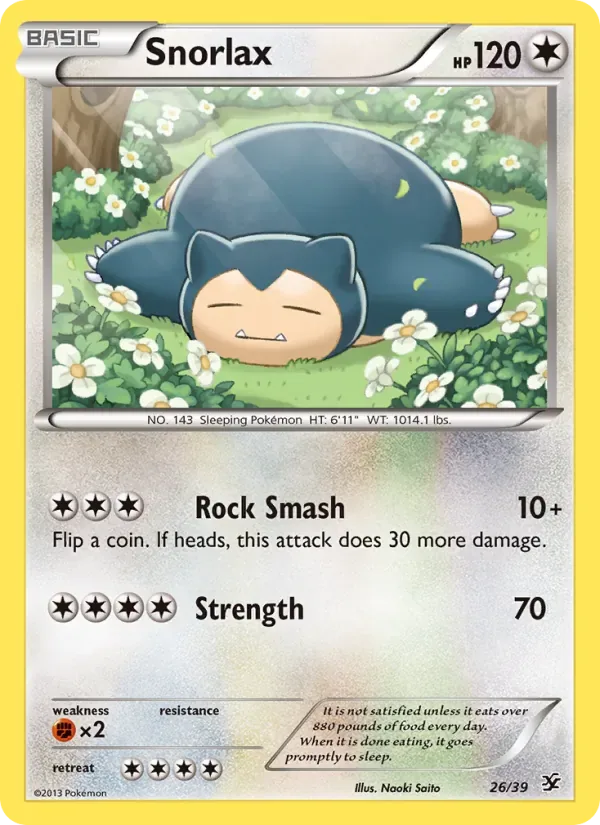 Snorlax, Kalos Starter Set