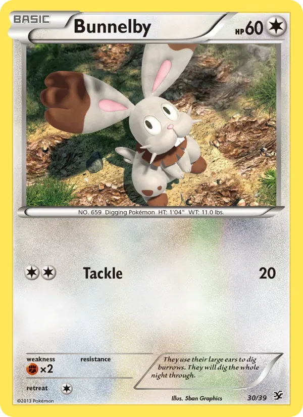 Bunnelby, Kalos Starter Set
