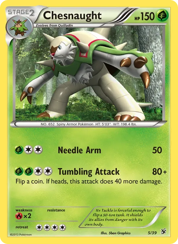 Chesnaught, Kalos Starter Set