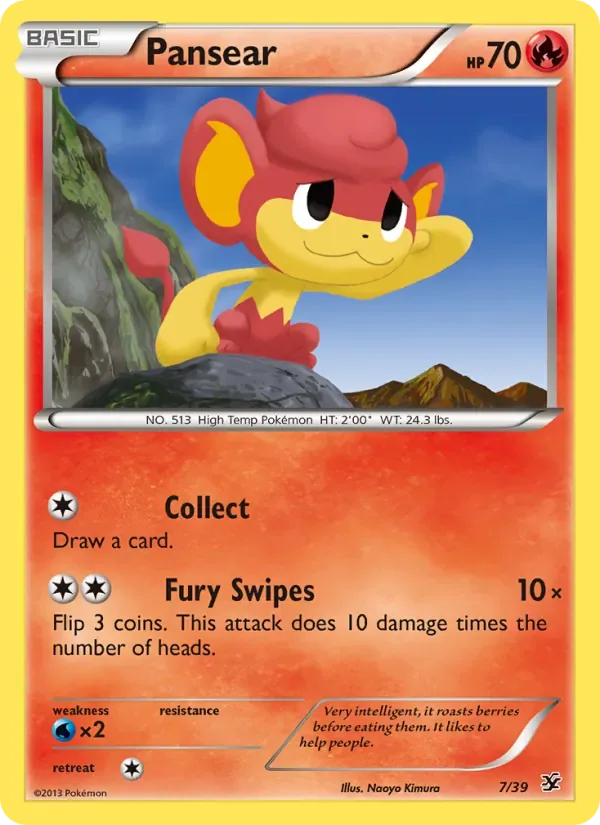 Pansear, Kalos Starter Set
