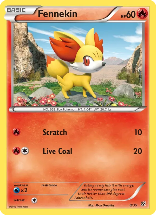 Fennekin, Kalos Starter Set