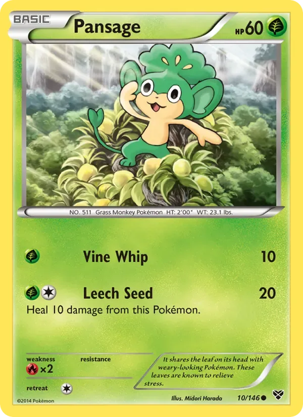 Pansage, XY