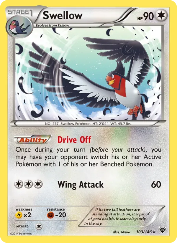 Swellow, XY