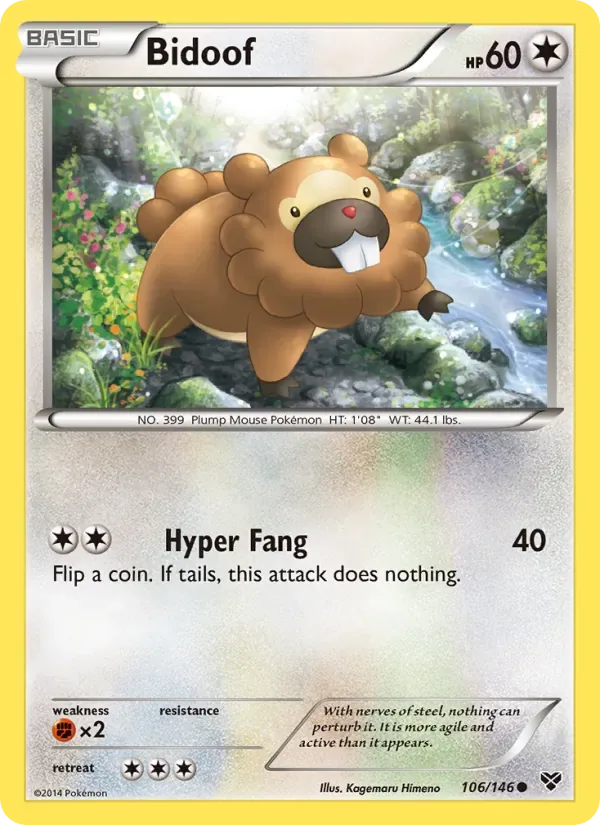 Bidoof, XY